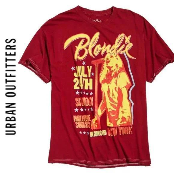 Urban Outfitters Tops - 017  Blondie UO Urban Outfitters One Night Only Distressed T-Shirt Tee XXL